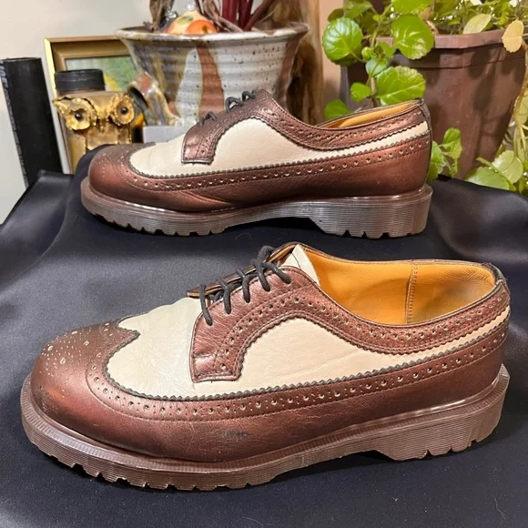 Vintage 90s Dr Martens Brogue Wing Tips RARE
